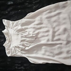 Who What Wear Ruffle Front Blouse